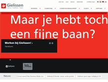Tablet Screenshot of gielissen.nl